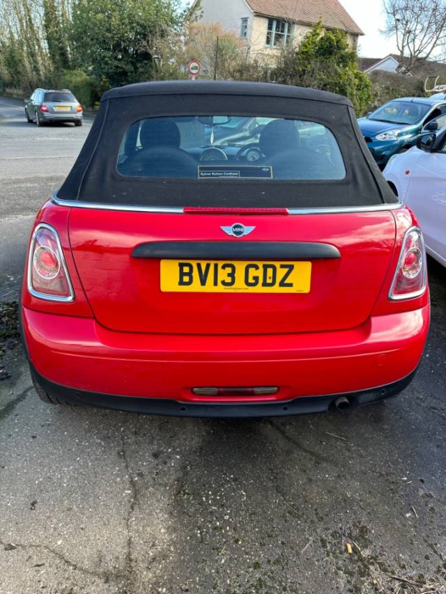 2013 Mini Convertible 1.6 One 2dr