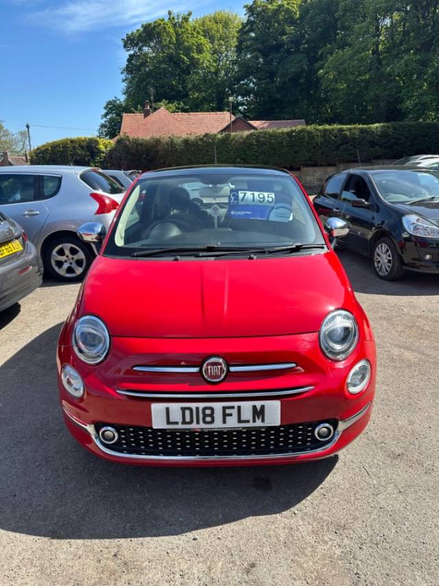 Fiat 500 1.2 Lounge 3dr Hatchback Petrol Red